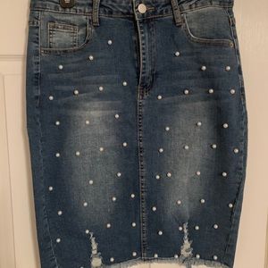 Large Shein Denim Skirt